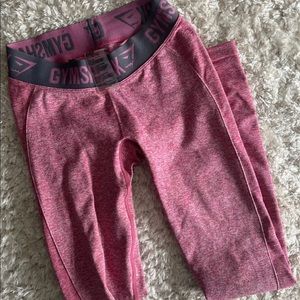 Gymshark original flex full length women XS pink like new